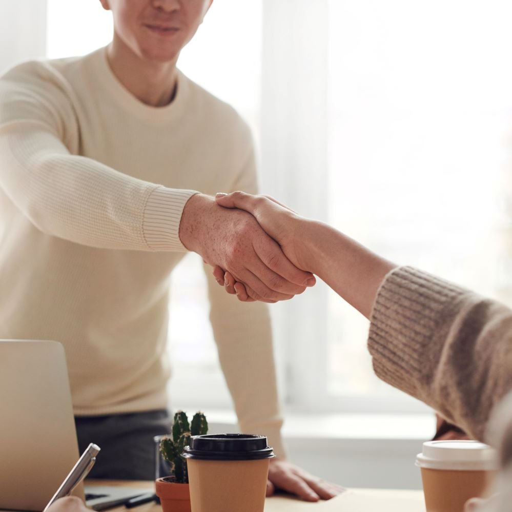 High Ticket Affiliate Marketing for Beginners Tips and Strategies Photo by fauxels: https://www.pexels.com/photo/man-and-woman-near-table-3184465/